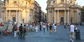 Piazza del Popolo in Rome Italy Royalty Free Stock Photo