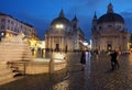 Piazza del Popolo in Rome, Italy Royalty Free Stock Photo