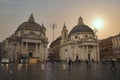 Piazza del Popolo square in Rome