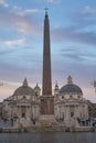 Piazza del Popolo square in Rome