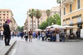 Piazza del Risorgimento in Rome Royalty Free Stock Photo