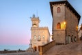 Piazza della Liberta in San Marino Royalty Free Stock Photo