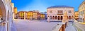 Piazza della Liberta square in Udine landmarks view Royalty Free Stock Photo