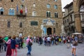 Piazza della Signoria with Palazzo Vecchio in Florence, Tuscany, Italy Royalty Free Stock Photo