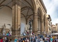 Piazza della Signoria with Renaissance sculpture in Rome Royalty Free Stock Photo