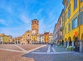 Piazza della Vittoria, Lodi, Italy Royalty Free Stock Photo