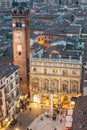 Piazza delle Erbe, Verona, Italy