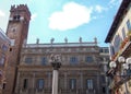 Piazza delle Erbe in Verona, Italy