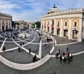 Piazza di Campidoglio, Rome Royalty Free Stock Photo