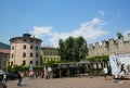 Piazza Di Fiera in Trento, Italy Royalty Free Stock Photo