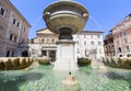 Piazza di Santa Maria in Trastevere square Royalty Free Stock Photo
