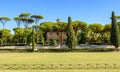 Piazza di Siena square in Villa Borghese, Rome, Italy