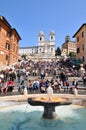 Piazza di Spagna, Rome Royalty Free Stock Photo
