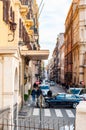 Piazza di Spagna, Spain square at the bottom of the Spanish Steps, is one of the most famous squares in Rome always full of Royalty Free Stock Photo