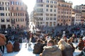 Piazza di Spagna, Spanish Steps, crowd, people, city, public space