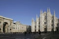 Piazza duomo in Milan, Italy