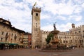 Piazza Duomo with the Torre Civica, Trento, Italy Royalty Free Stock Photo