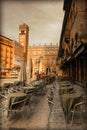 Piazza Erbe Royalty Free Stock Photo