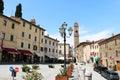 Piazza Garibaldi in Montalcino, Italy