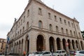 piazza italia prefecture palace in the center of perugia