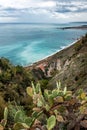 Vista from Taormina, Sicily, Italy Royalty Free Stock Photo