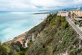 Vista from Taormina, Sicily, Italy Royalty Free Stock Photo