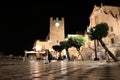 Piazza IX Aprile, Taormina, Italy Royalty Free Stock Photo