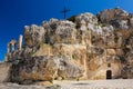 Piazza Madonna de Idris. Matera. Basilicata. Apulia or Puglia. Italy Royalty Free Stock Photo