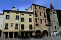 Buildings on Piazza Marcantonio Flaminio Vittorio Veneto Italy Royalty Free Stock Photo