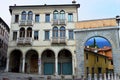 Buildings on Piazza Marcantonio Flaminio Vittorio Veneto Italy Royalty Free Stock Photo