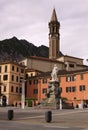 Piazza Mario Cermentani, in Lecco on Lake Como, Italy