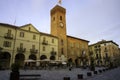 Piazza Martiri di Alessandria, the main square of Nizza Monferrato, Italy