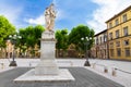 Piazza Napoleone in Lucca, Italy Royalty Free Stock Photo