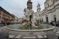 Piazza Navona, fountain, statue, water, town square