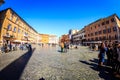 Piazza Navona in Italy Rome Royalty Free Stock Photo