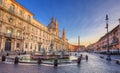 Piazza Navona in the morning. Rome. Italy.