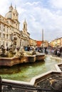 Piazza Navona in Rome (Italy)