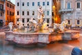 Piazza Navona Square in the morning, Rome, Italy. Royalty Free Stock Photo