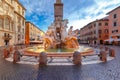 Piazza Navona Square in the morning, Rome, Italy. Royalty Free Stock Photo