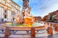 Piazza Navona Square in the morning, Rome, Italy. Royalty Free Stock Photo