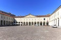 Piazza Ottinetti, the main square of Ivrea famous for the carnival orange battle