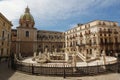 Piazza Pretoria, a square in the center of Palermo, Sicily, Italy