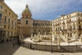 Piazza Pretoria, a square in the center of Palermo, Sicily, Italy