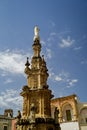 Piazza Salandra with the palaces and the Spire of the Immaculate Conception. NardÃ², Lecce, Puglia, Italy-4 Royalty Free Stock Photo