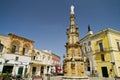 Piazza Salandra with the palaces and the Spire of the Immaculate Conception. NardÃ², Lecce, Puglia, Italy-4 Royalty Free Stock Photo