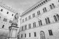 Piazza Salimbeni in historical city Siena, Tuscany, Italy Royalty Free Stock Photo