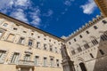 Piazza Salimbeni in Siena Royalty Free Stock Photo