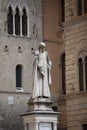 Piazza Salimbeni in Siena, Tuscany. Royalty Free Stock Photo