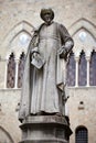 Piazza Salimbeni in Siena, Tuscany. Royalty Free Stock Photo