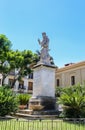 Piazza San Antonio. Monument and Statue of A S. Antonino Abbate